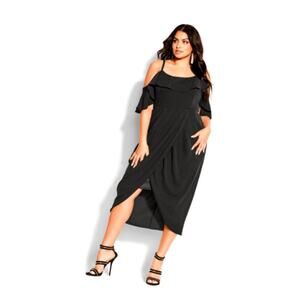 City Chic Plus Size Flirtations Dress Size XS (14)